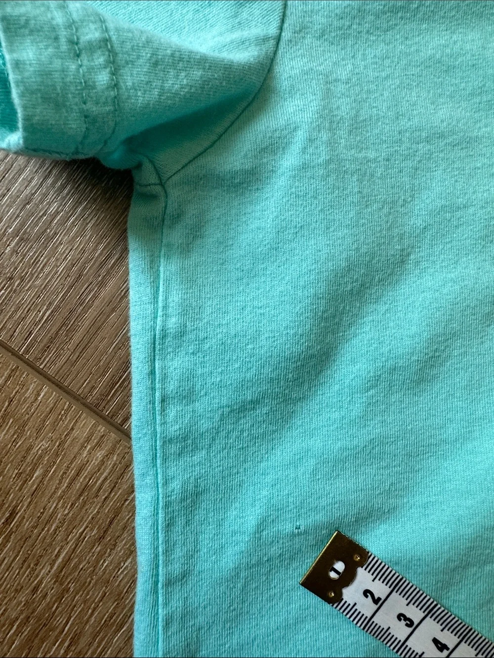 Ralph Lauren Boys Aqua T Shirt Navy Pony Logo Size 3T Cotton Short Sleeve